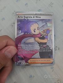 carta pokemon illustrazion arte segreta di nina 