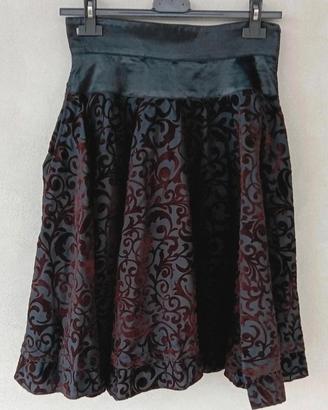 Gonna media svasata donna, gothic, vintage, tg S