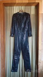 Tuta vintage in pitone Trussardi 