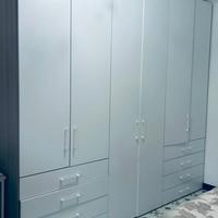 armadio 6 ante+ letto a cassettone singolo 