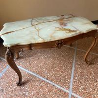 Tavolino da salotto stile rococò legno massello