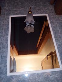 Specchio bagno più applique 