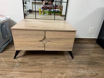 Tavolino da Salotto Moderno con Contenitore