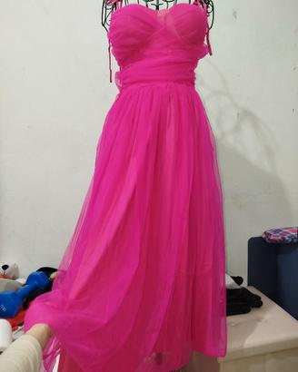 Abito da festa Fucsia Elegante taglia S
