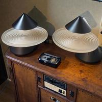 set 2 lampade Fabbian Anni '80 Vetro Murano