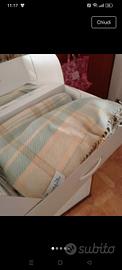 coperta matrimoniale lana Marzotto nuovissima 