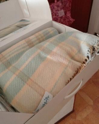 coperta matrimoniale lana Marzotto nuovissima 