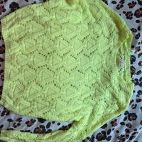 Maglioncino giallo bershka