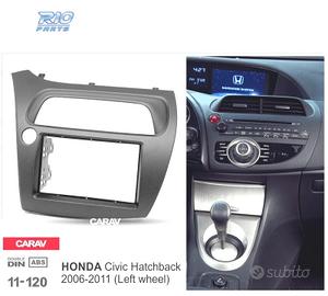 CORNICE NERA RADIO 2-DIN PER HONDA CIVIC HATCHBACK