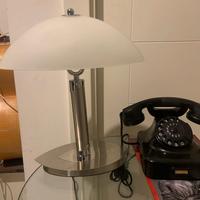 2 Lampade da tavolo  moderne metallo cromato