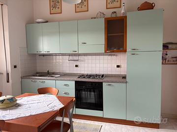 Cucina lineare  con elettrodomestici