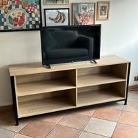 Mobile TV metallo e legno