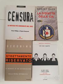 Lotto 4 Libri Politica Italiana Mafia Complotti