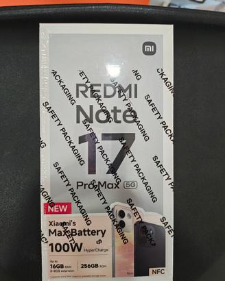 Xiaomi Redmi NOTE 17 PRO MAX 5G Black  256 / 16 gb