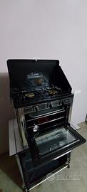 forno da campeggio a 2 fuochi Con-ver con mobilett