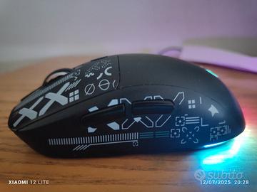 Mouse wireless con USB e cavo