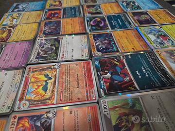 Lotto 24 carte pokemon holo e reverse 