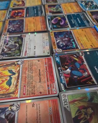 Lotto 24 carte pokemon holo e reverse 