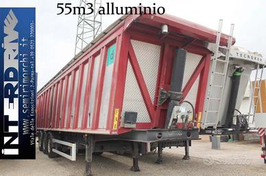 semirimorchio ribaltabile Fai vasca 52m3 alluminio