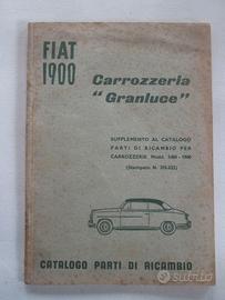 FIAT 1900 1400 Carrozzeria GRANLUCE Catalogo ricam