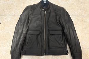 Giacca in pelle moto Rev’it