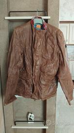 GIUBBINO UOMO DI PELLE BRAND HUGO BOSS COLORE MARR