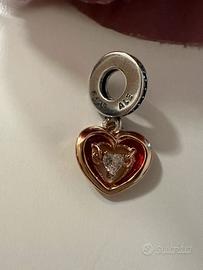 Charm Pandora Cuore Splendente con Pietra782450C01