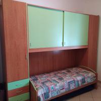 Cameretta a ponte verde mela e ciliegio