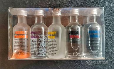 ABSOLUT FIVE - 5 x 50 ml Absolut Vodka