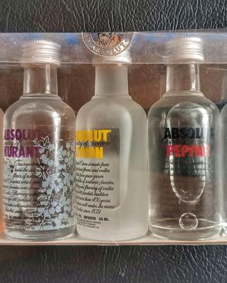 ABSOLUT FIVE - 5 x 50 ml Absolut Vodka