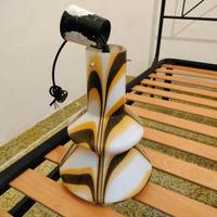 Lampadario vintage  in vetro stile anni 70