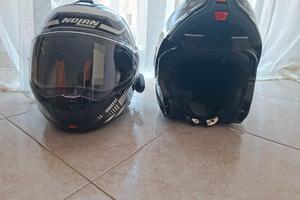 Coppia caschi modulari moto