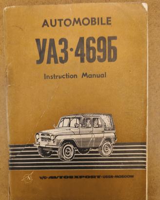 libretto uso e manutenzione UAZ 469B