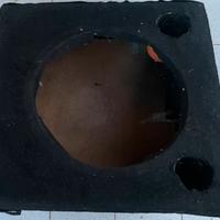 Cassone Box con moquette per Subwoofer Sub da 38