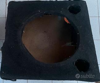 Cassone Box con moquette per Subwoofer Sub da 38
