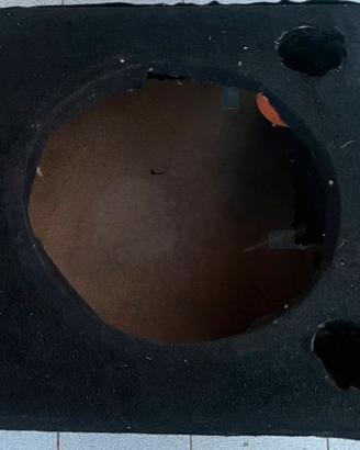 Cassone Box con moquette per Subwoofer Sub da 38