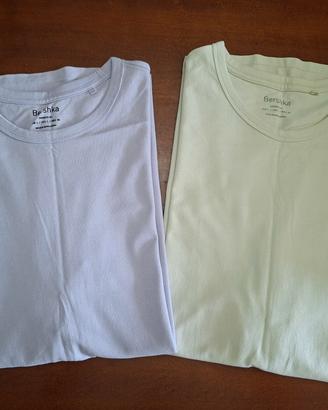 set 2 maglie bershka uomo .