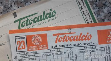 VECCHIA SCHEDINA TOTOCALCIO VINTAGE SERIE A 1983