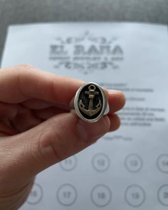 Anello El Rana Argento 925
