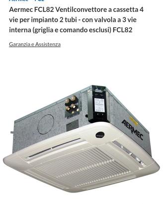 Ventilconvettore a cassetta 
