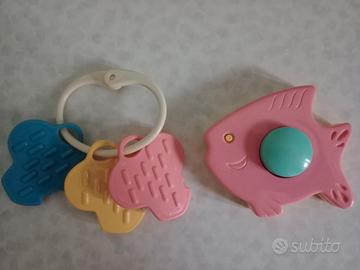 Due Sonaglini per bambini degli anni 90