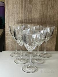 Servizio da 6 di Calici di Cristallo Magnolia