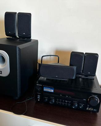 Home Theatre Kenwood 5.1 + casse JBL + subwoofer