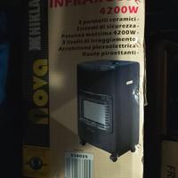 Stufa gas Niklas infrarossi Nova 4200W 3 elementi