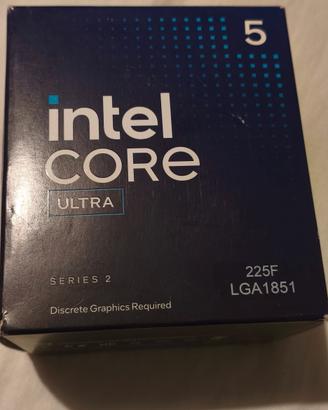 Dissipatore Intel Core ultra 5 225f con scatola 