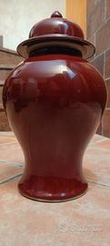 vaso potiche ceramica stile cinese