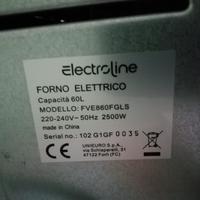 forno elettrico 60 litri