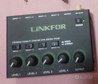 MINI MIXER 4 CANALI