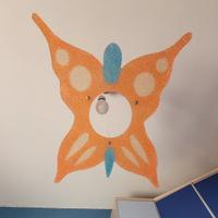 lampadario soffitto farfalla bambini 