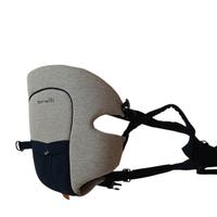 Marsupio neonato Brevi - Grigio e blu scuro 